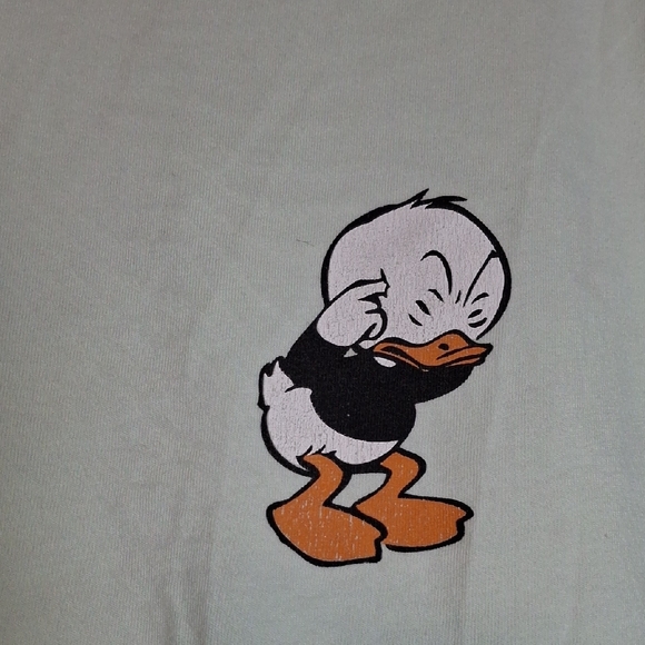 Divided Light Green Cartoon Tee - Picture 2 of 5